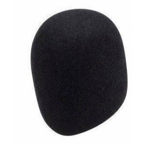 Vindhtte til 9mm mikrofon kapsel - Sort (10 Pack)