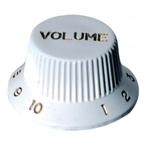 Volume knap til Stratocaster - Hvid
