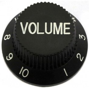 Volume knap til Stratocaster - Sort