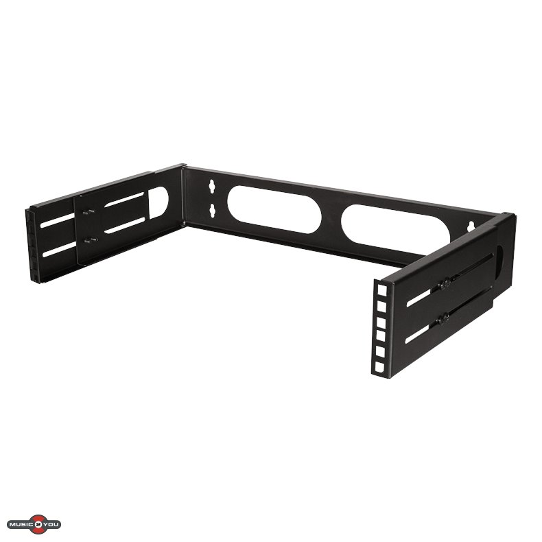 Vg Monterings Rack Bjle 19" / 2Unit - Sort