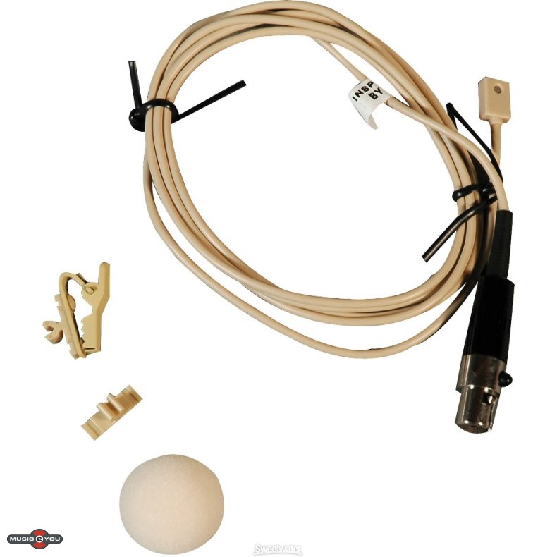 Shure WL93T Lavalier / Knaphuls-mikrofon - Beige