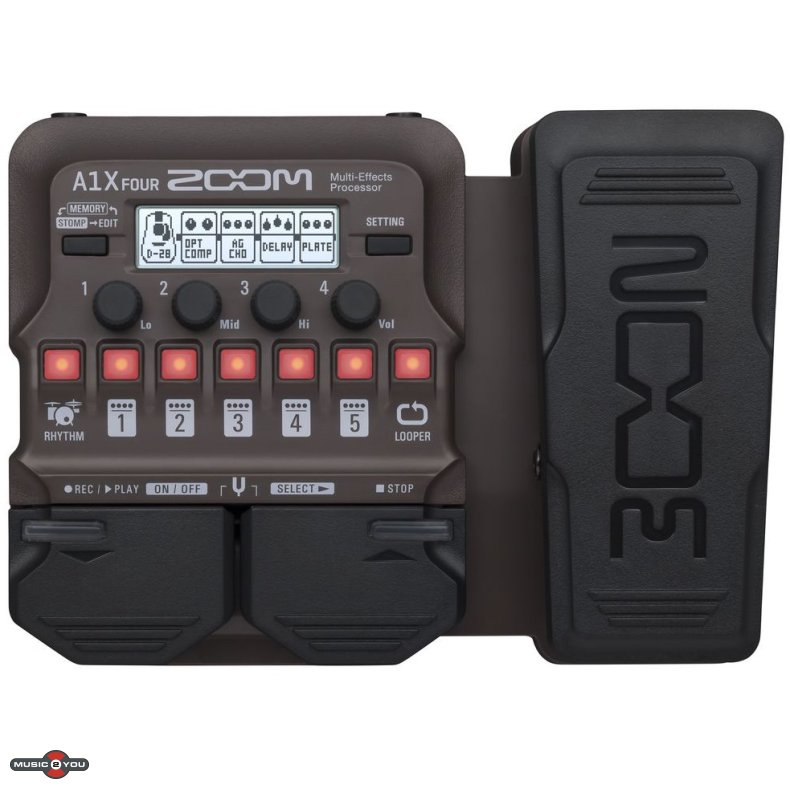 Zoom A1X FOUR Akustisk Multi-effekt pedal
