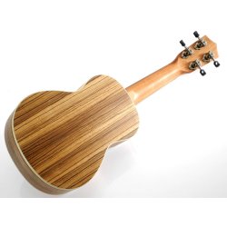 Kokio U-LZWLZW-S Zebrawood Sopran Ukulele