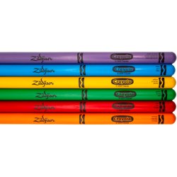 Zildjian Crayola Kids trommestikker og �veplade Kit