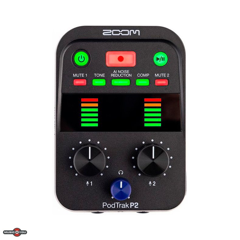 Zoom PodTrak P2 Podcast Recorder