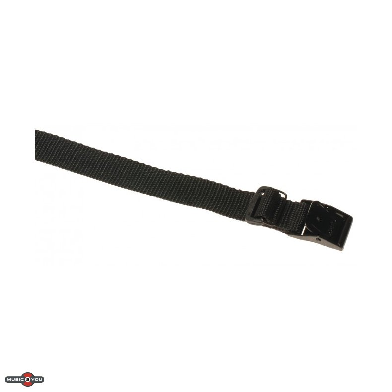 Arno strop - 75 cm x 25 mm - Sort med 2 kabel Loops