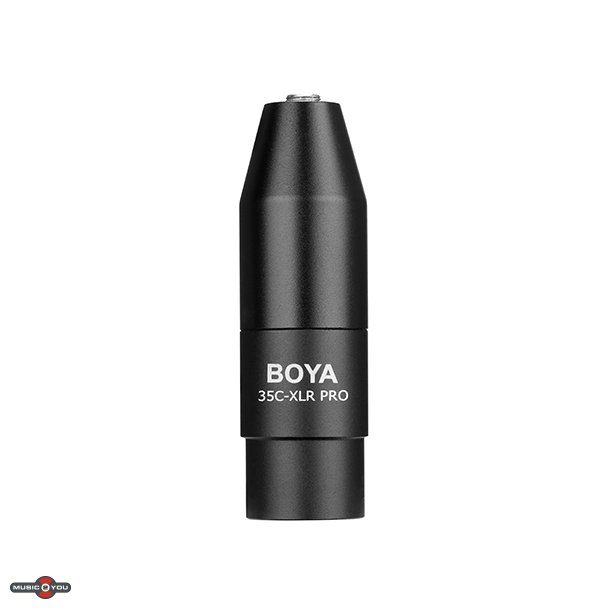 Boya 35C-XLR-PRO Minijack 3,5mm TRS - 3pol XLR han Power adaptor
