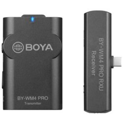 Boya WM4-K5 Trdls 2,4 GHz st til Android og USB-C enheder