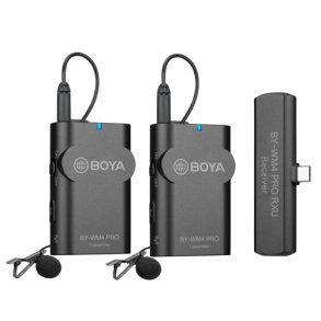 Boya WM4-K6 Trdls 2,4 GHz st til Android  og USB-C enheder