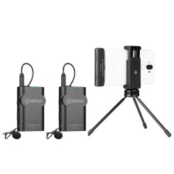 Boya WM4-K6 Trdls 2,4 GHz st til Android  og USB-C enheder