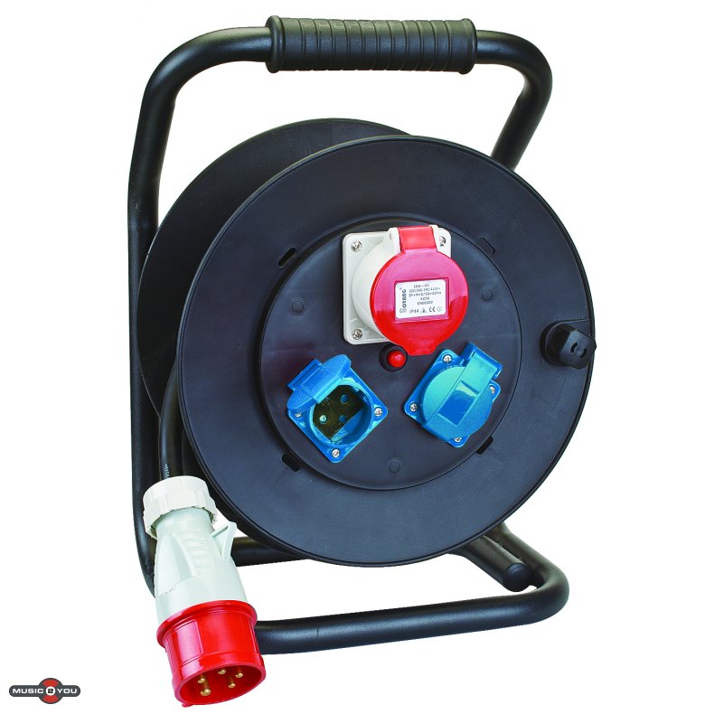 CEE Kabeltromle 400v med DK - 20m