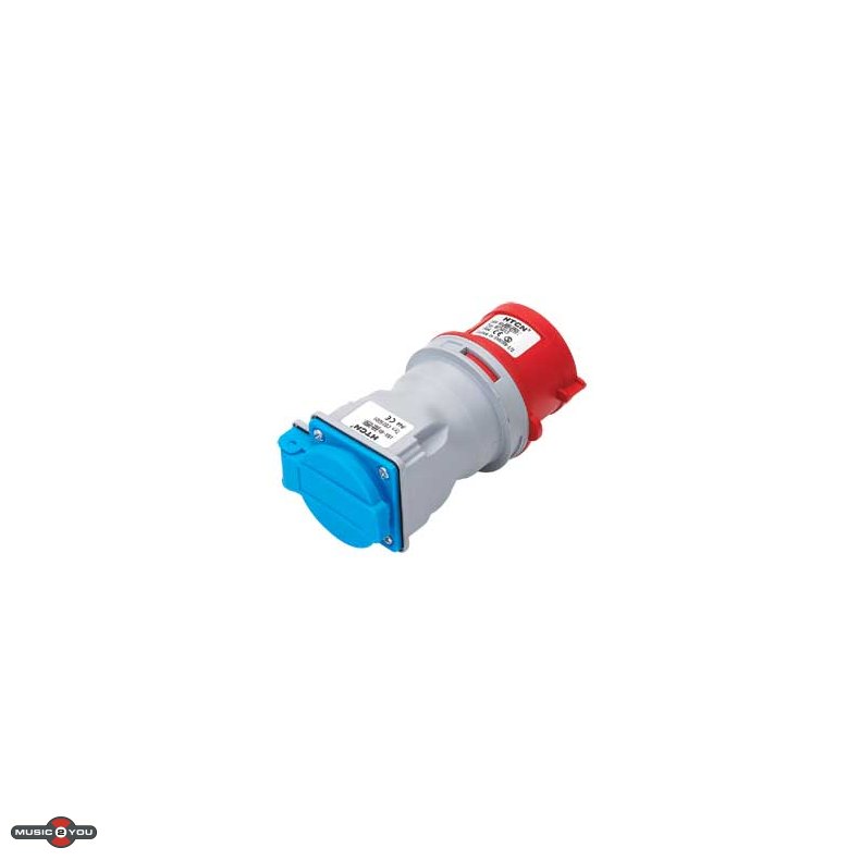 CEE adapter - CEE 5P til DK udtag