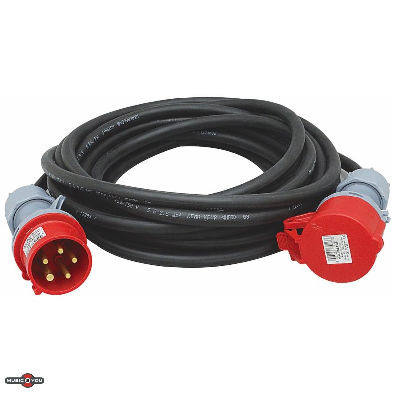 CEE Forlngerkabel - 400V 3-faset - 16A