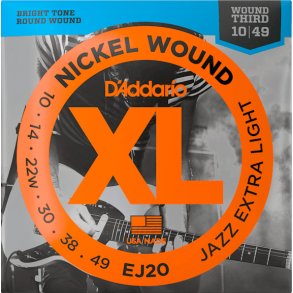 D'Addario EJ20 El-guitar strenge 0.10-0.49
