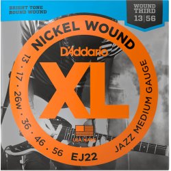 D'Addario EJ22 El-guitar strenge 0.13 - 0.56