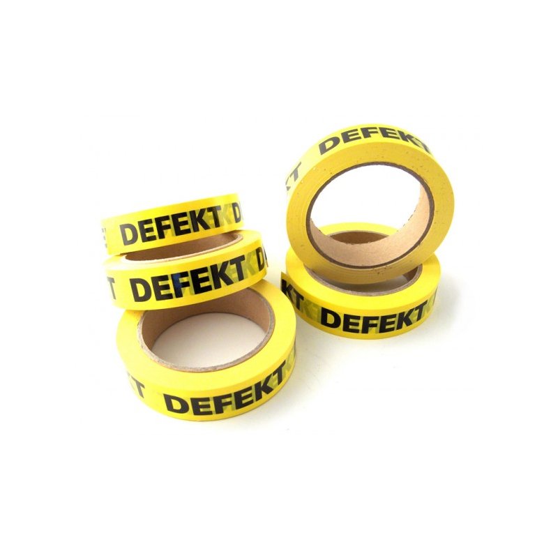 "Defekt"-tape - 66 m x 25 mm