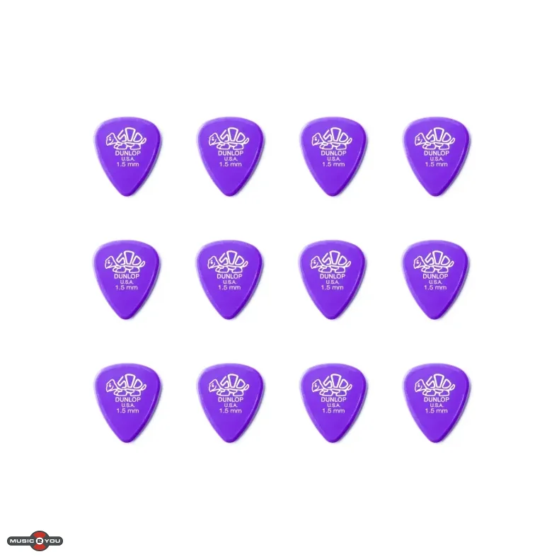 Dunlop 41P1.50 Delrin 500 Standard plektre - 12 stk. pakke