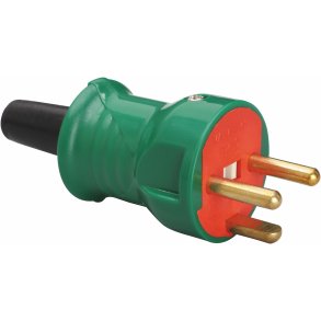 Stikprop slagfast DK med jord - Rd/grn