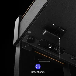 Donner DDP-400 El klaver - Sort