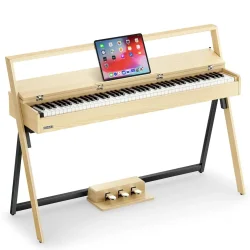 Donner Oura R300 El klaver Bundle - Light wood