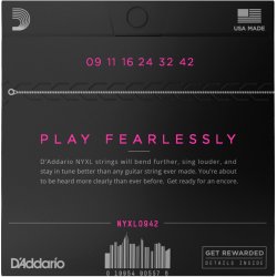 D'Addario NYXL0942 El-guitar strenge 0.09 - 0.42