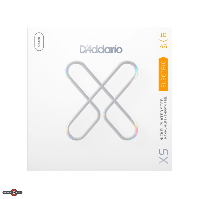 DAddario XSE1046 - Regular Light Coated - 3 pack El-guitar strenge 010-046