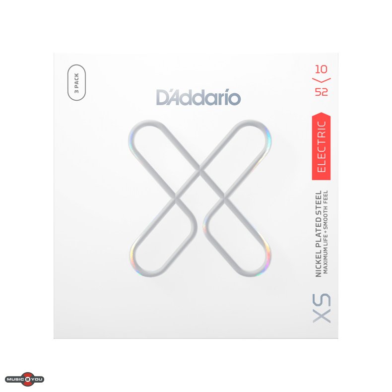 DAddario XSE1052 - Light Top/Heavy Bottom Coated - 3 pack El-guitar strenge 010-052