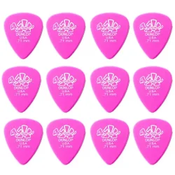 Dunlop 41P.71 Delrin 500 Standard plektre - 12 stk. pakke