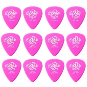 Dunlop 41P.71 Delrin 500 Standard plektre - 12 stk. pakke