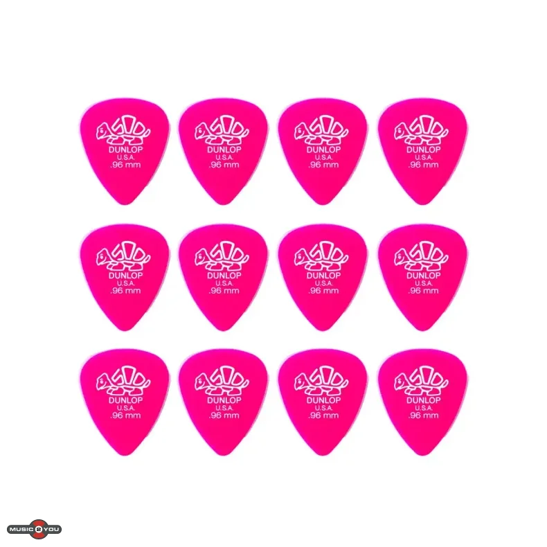 Dunlop 41P.96 Delrin 500 Standard plektre - 12 stk. pakke