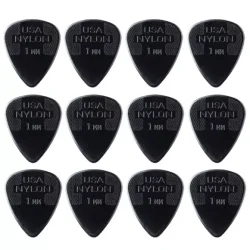Dunlop Nylon Standard 1,0 mm Plektre  - 12 stk. pakke