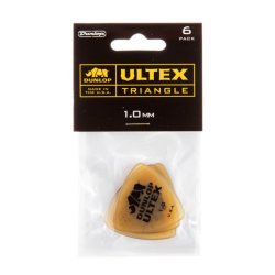 Dunlop Ultex Triangle Plektre 1,0 mm - 6 stk. pakke