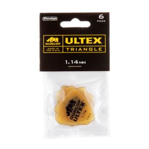 Dunlop Ultex Triangle Plektre 1,14 mm - 6 stk. pakke