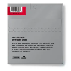 Dunlop DBMMS45105 Super Bright Basstrenge 45 - 105 til 4-strenget bas