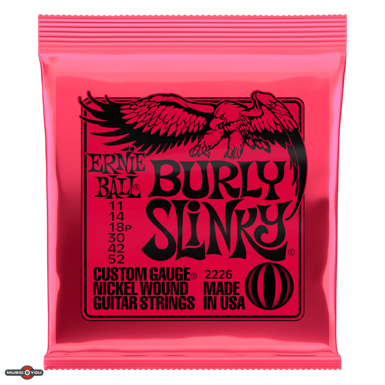 Ernie Ball 2226 Burly Slinky El-guitar strenge 011-052