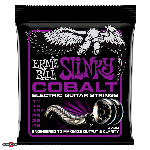 Ernie Ball 2720 Cobalt Power Slinky El-guitar strenge 011-048