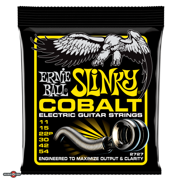 Ernie Ball 2727 Cobalt Beffy Power Slinky El-guitar strenge 011-054