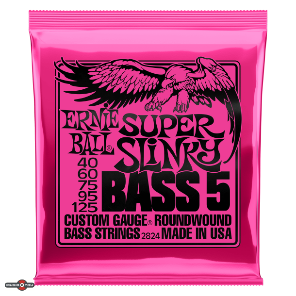 Ernie Ball 2824 Super Slinky Bass 40 - 125 til 5-strenget bas
