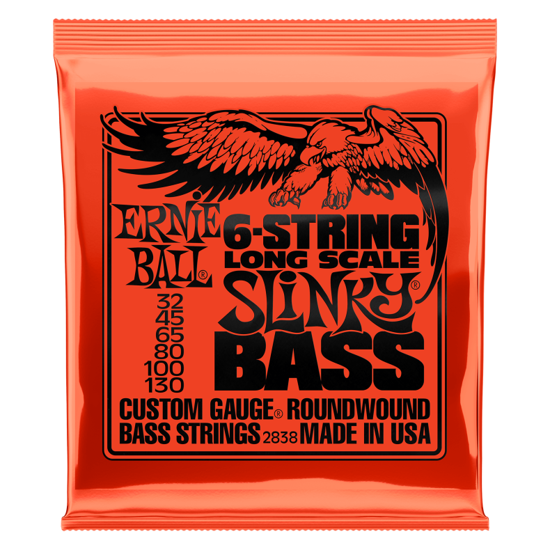 Ernie Ball 2838 Slinky Long Scale Bass 32 - 130 til 6-strenget bas