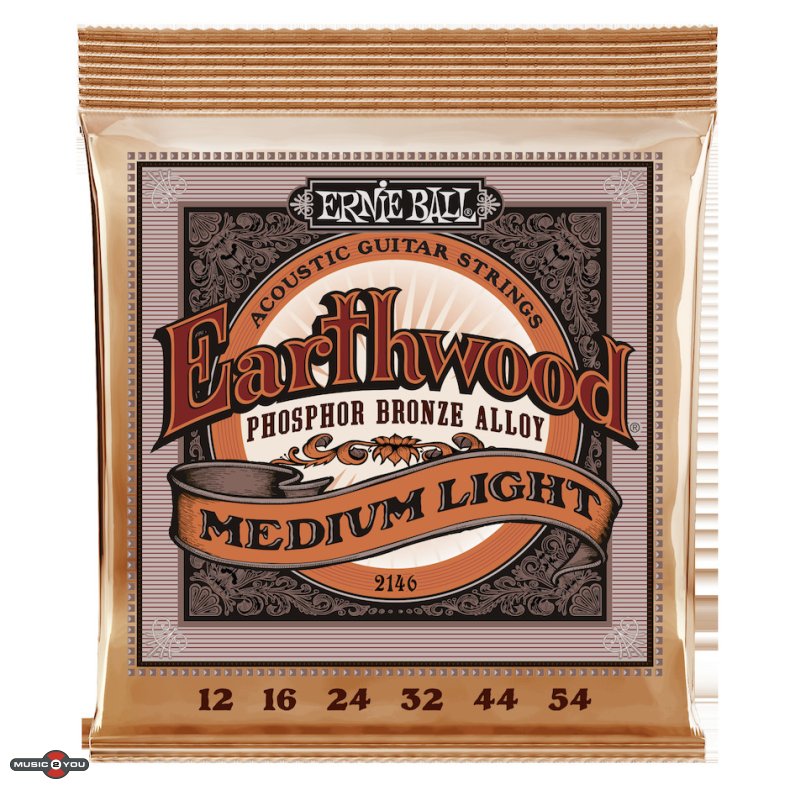Ernie Ball 2146 Medium Light Phosphor/Bronze Acoustic western-strenge 012-054