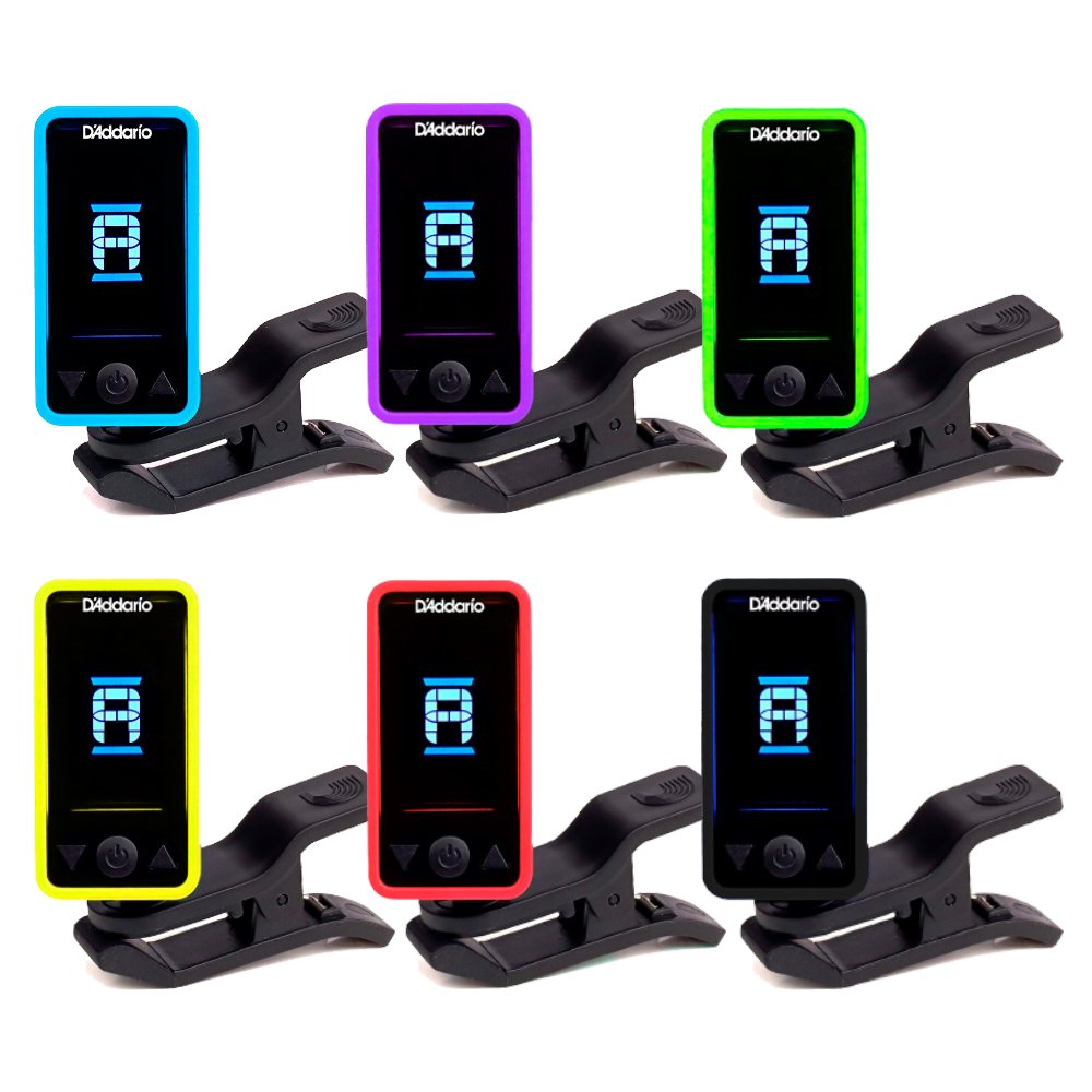 D'Addario Eclipse Tuner Perfekt Guitar tuner 5 Farver