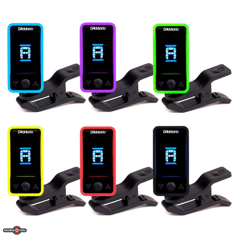 D'Addario Eclipse Tuner til guitar og el-bas