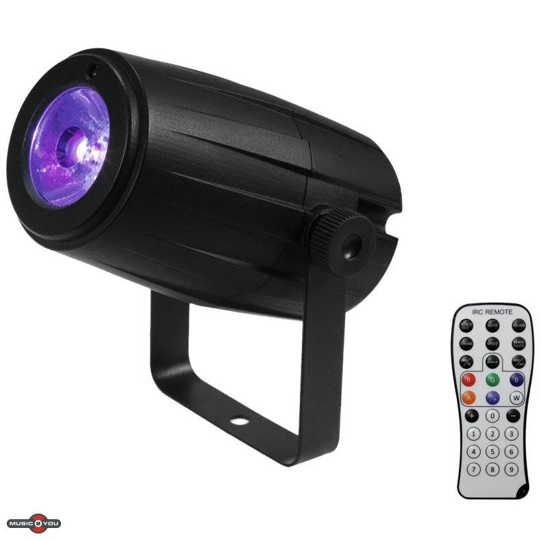 Eurolite PST-5 QCL LED Spot med remote