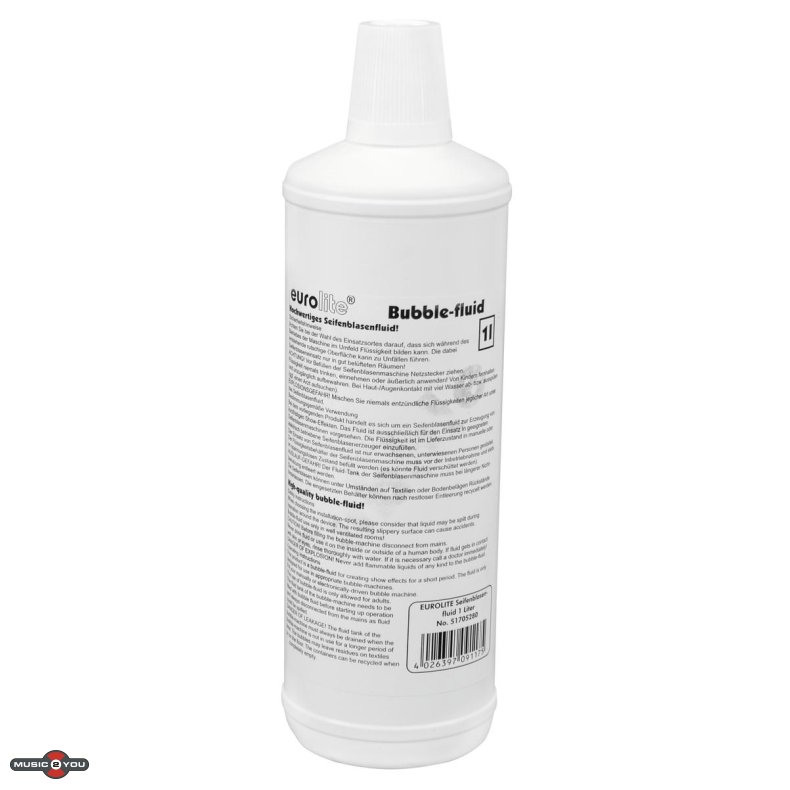 Eurolite Frdigblandet sbeboblevske 1 Liter