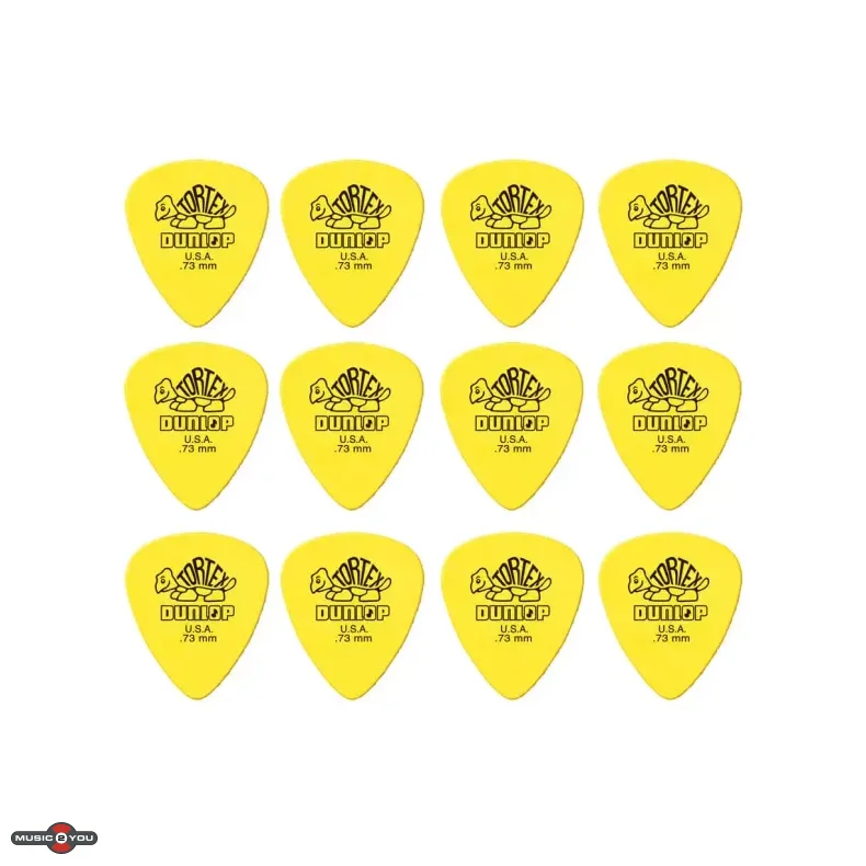 Dunlop 498P.73 Tortex Jazz III plektre - 12 stk. pakke