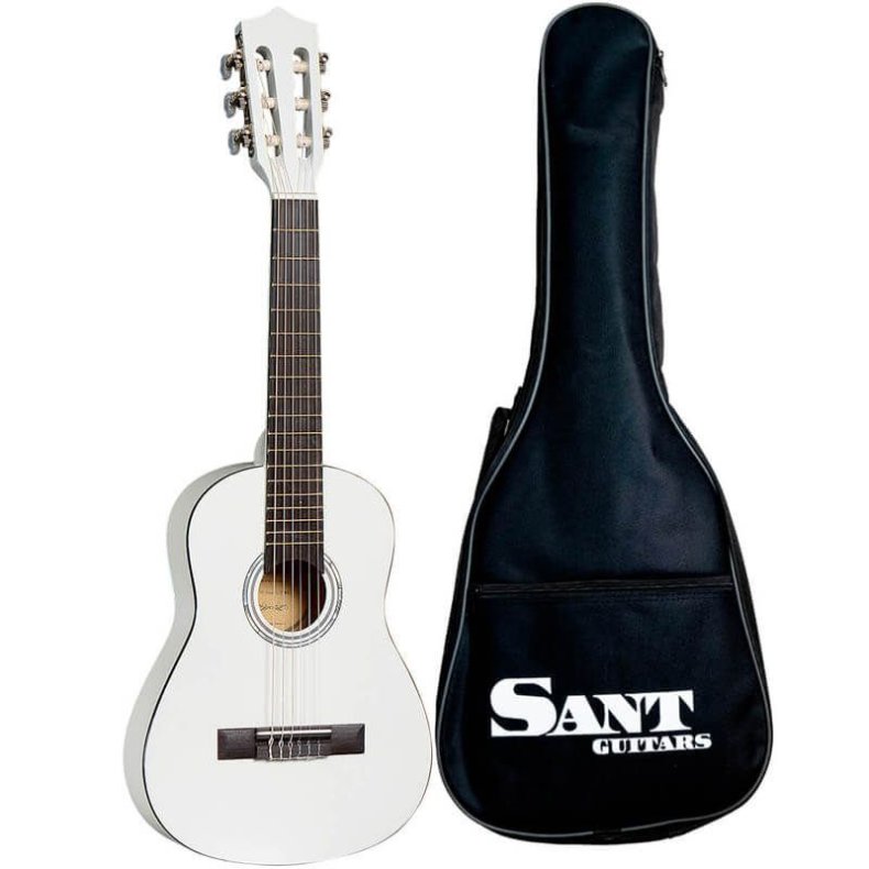 Sant Guitars CJ-30-WH - 1/2 Spansk Brne guitar - Hvid