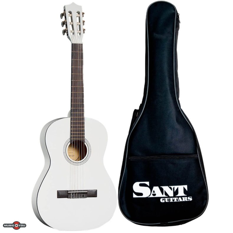 Sant Guitars CJ-36-WH - 3/4 Spansk Brne guitar - Hvid
