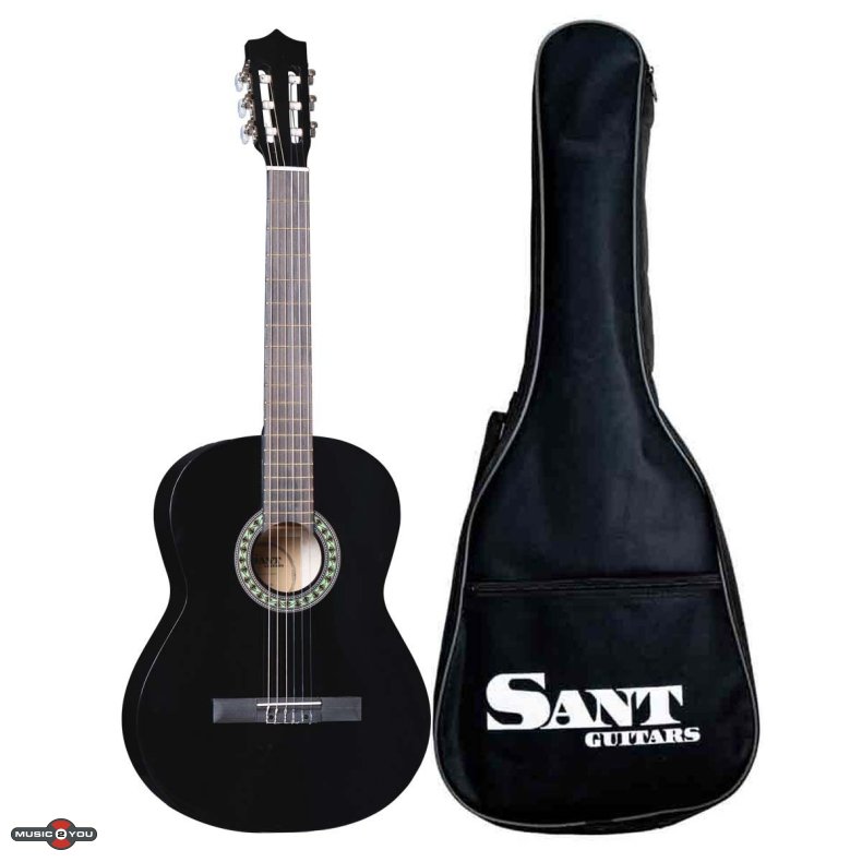 Sant Guitars CL-50-BK - Spansk guitar - Sort