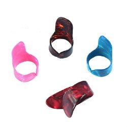 Guitar tilbehrspakke med finger plektre og sliderr