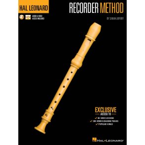 Hal Leonard Recorder Method inkl. Online Video og Lydfiler